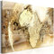 decomonkey Bilder Abstrakt 120x80 cm 1 Teilig Leinwandbilder Bild auf Leinwand Vlies Wandbild Kunstdruck Wanddeko Wand Wohnzimmer Wanddekoration Deko Afrika