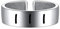 AJRUIER Engel Nummer Ring 111 Hand Gestempelt Damen Mädchen Offener Edelstahl Ring-Numerologie-Schmuck Ringe