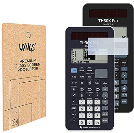 WYNGS Displayschutzfolie zum Taschenrechner TI 30X Plus/Pro MathPrint