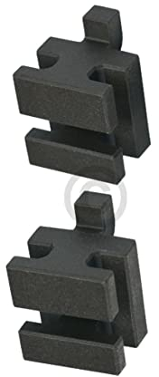 Socket compatible con Siemens 00637444 Soporte de cerámica trasero para rejilla de accesorios horno con microondas 2 unidades