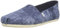 TOMS ALPARGATA Loafer Flat Espadrille Canvas Print Damen, Batik Marineblau, 36 EU