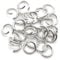 LINAG 100/200pcs/lot Stainless Steel Open Jump Rings 3/4/5/6/8mm Gold Rose Gold Plated Split Rings Connectors for DIY Jewelry Making