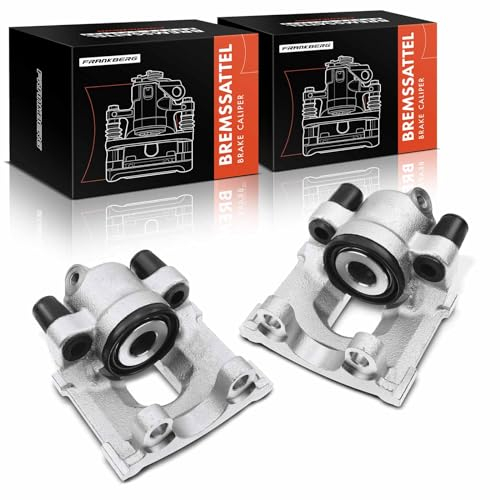 Frankberg 2x Bremssattel Bremszange Hinten Links Rechts Kompatibel mit 3er E46 3er Compact E46 3er Coupe E46 3er Touring E46 Z4 Roadster E85 Replace# 34216758128