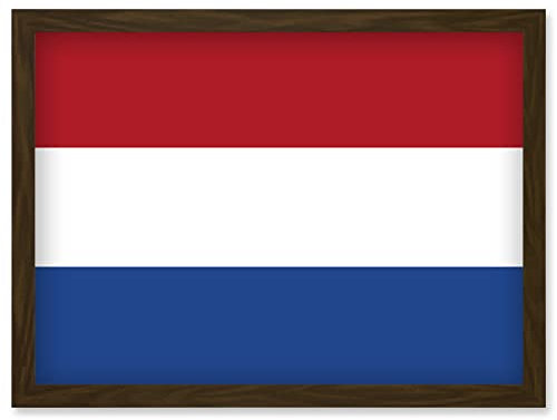 Artery8 Netherlands National Flag Patriotic Vexillology World Flags Country Region Poster Artwork Framed Wall Art Print A4