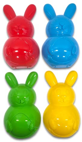 BUSDUGA 4116 4er Set Sandform/Osternest Hase, 15x25,5x7 cm, 4 Farben, Ostergeschenk
