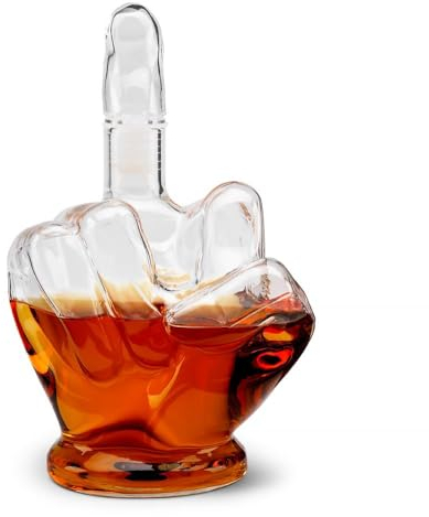 Connoisseur Creations The Finger Carafe à décanter en verre avec bouchon 1 l
