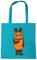 Logoshirt® Die Sendung mit der Maus I TV-Maus I Baumwolltasche I türkis I Lizenziertes Originaldesign