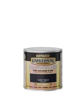 Rust-Oleum Universal All Surface Brush on Paint - Gloss - Navy Blue - 250ml