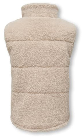 ONLY girl Teddyfell Weste Hoch geschlossen Weste