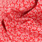 Stoff Meterware Blüten Blumen Pflanzen Baumwolle - 1 Meter, geblümt, Blumenstoff, Blümchen, Kissen, Bettwäsche, Kinder, Bekleidung, Sommer, Basteln, Nähen, Deko, DIY (Blumen Blüten Rot)