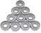 SQING 10 Teile/Satz 684ZZ Miniatur Lager 4 * 9 * 4 Mm Kugellager Motor Quadcopter Carbon Stahl for Fidget Spinner