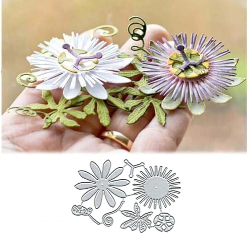 3D-Metall-Stanzformen, Blumen, Blätter, Blumen, Metall, Stanzformen, Stanzschablonen Neuheiten, Kartenpapier, Bastelarbeiten, Schablonen, Metall-Stanzformen, Album, Prägepapier-Stanzformen für