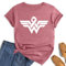 hohololo Tee-Shirt Octobre Rose pour Femme Cancer du Sein Octobre Rose Ruban T-Shirt,Rose-A,S