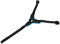 Denash Action Camera Helmet Mount, Good Ductility, Action Camera Helmet Stand for Cycling (Blue)