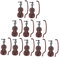 BCOATH 10sätze Miniatur Dekoration Teiliges Violinen Ornamente Für Und Wohnkultur Hochwertigem Resin Für Musikliebhaber