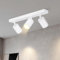 Lichtmaler LED Deckenstrahler 3 Flammig Deckelampe - Deckeleuchte Weiß GU10 Deckenspots Schwenkbar 350° Spotlight Modern Spots für Flur Wohnzimmer Schlafzimmer, Gerades Fahrgestell
