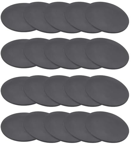 PATIKIL Rondelle Gomma Piena, 20 Pz 40mm ID x 1.5mm Spessore Guarnizione Rotonda Gomma Boccole Rondella Distanziatrice per Guarnizione Fai da Te, Nero