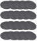 PATIKIL Rondelle Gomma Piena, 20 Pz 40mm ID x 1.5mm Spessore Guarnizione Rotonda Gomma Boccole Rondella Distanziatrice per Guarnizione Fai da Te, Nero