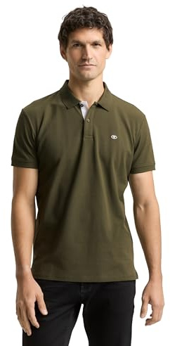 TOM TAILOR Herren 1031006 Herren Poloshirt, 10920 - Deep Forest Green, 3XL
