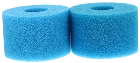 Toyvian 2Stücke Schwimmbadfilter Schwammpatronen Wiederverwendbare Poolpumpenfilter Für Effektive Reinigung Von Schmutz Und Verunreinigungen Kompatibel Mit Swimmingpools Und Aquarien