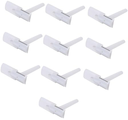 OFFIGAM 75 Stück Einweg Körperrasierer für Damen und Herren Intimrasierer Achselhaar Trimmer Körperhaarrasierer Weiß Ergonomisches Design Scharfe Klingen für Beine und