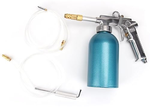Druckbecherpistole1100ml Tank 4-5bar Hohlraumpistole druckluft| Spritzpistole Schläuche Hakendüse Runddüse