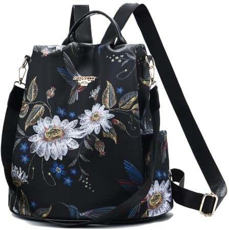 shepretty Damen Rucksack Anti Diebstahl Umhängetasche Multifunktions Schultaschen