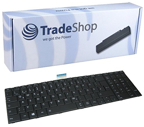 Trade Shop tastiera del computer portatile/notebook Keyboard ricambio Scambio tedesco QWERTZ per Toshiba Satellite C850 C850-1HL C850-1JZ C850-1MU C850D C855 C855-111 C855-21V C855-2J3 C855-2JO C855D