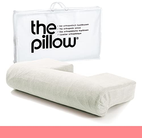 The Pillow Nackenksissen - Seitenschläferkissen mit Einzigartiger 3-Teiliger Form - Kopfkissen - Hochwertiges Orthopädisches Kissen (Medium (54x31x14), Weiches Kissen - Bis 65kg)