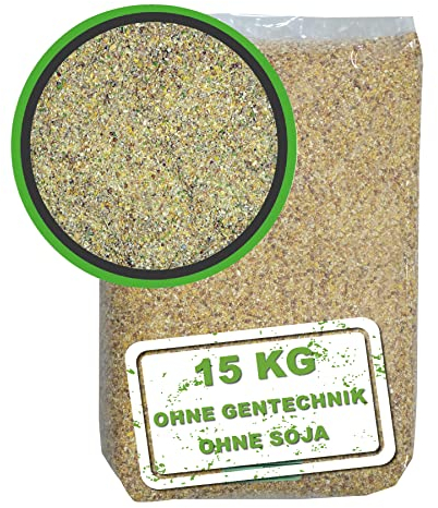 MeineHennen KÜKEN VITAL 15 kg. Premium Kükenmischung mit Hirse und Leinsamenöl. 100% Natürliches Alleinfuttermittel