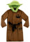 Star Wars Accappatoio Bambino | Vestaglia Ragazzo Yoda | Vestaglie Pile per Bambini Marrone 10-11 Anni