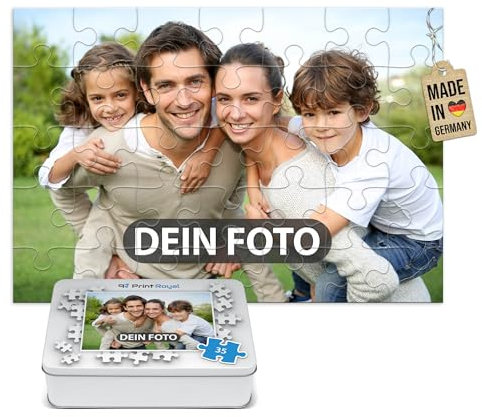 Foto-Puzzle 24-2000 Teile/inkl. Verpackung/mit eigenem Bild Bedrucken Lassen - 35 Teile, Metalldose