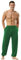 Hoerev Super Soft Modal Spandex Harem Yoga Pilates Schlauch，Grün，XS