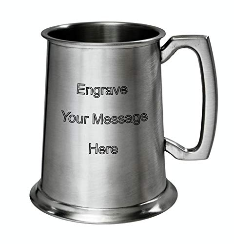 Wentworth Pewter Chope en étain à finition antique personnalisée