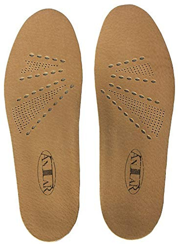 Antar AT53503 43 Leder Orthopädische Einlagen mit Längs und Quergewölbestütze, Größe 43, 80 g