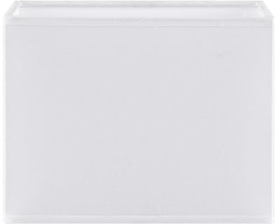 Home Sweet Home Lampenschirme viereckig Weiß – Block – aus Baumwollstoff - 15.5cm (H) x 20cm (W) x 20cm (L) – E27 Fassung – Wandleuchten, Tischlampen, Stehlampen und Pendelleuchten