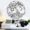 WERWN Arbre de Vie Stickers muraux Symboles Abstraits Lune Soleil Jour et Nuit Vinyle Mur Salon TV Fond Art Stickers muraux