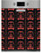Oedim Vinilo para Lavavajillas Furgoneta Hippie Fondo Rojo, Vinilo Decorativo para lavavajillas, decoración para cocinas, Pegatina lavavajillas