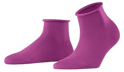 FALKE Damen Socken Cotton Touch W SSO Baumwolle einfarbig 1 Paar, Rosa (Hot Pink 8676), 39-42
