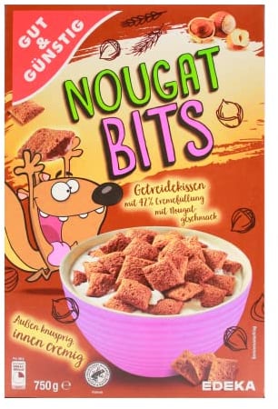 Gut und Günstig Nougat Bits, 5er Pack (5 x 750g)