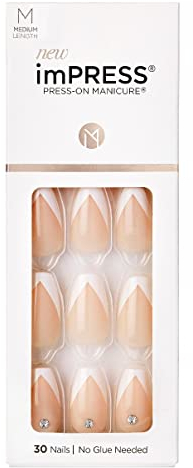 Kiss Impress Press-On-Manicure Kit 30 Count So French (Pack of 3)