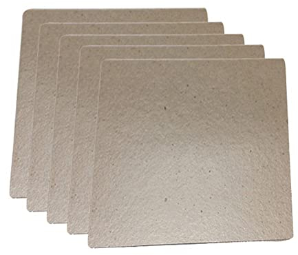 20 piezas de placa de mica para horno de microondas, placa de mica universal para guía de ondas de mica, hoja de reparación, pieza para horno, electrodomésticos de cocina, 13 x 13 cm