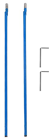 2pcs Two Rod Type Guitar Truss Rod Steel 9 X 440mm Blue