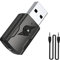 USB Bluetooth 5.0 Adapter,Bluetooth Stick,Bluetooth USB Dongle Stick, Bluetooth Adapter Audio 5.0 Transmitter Empfänger mit 3,5mm Audio Kabel für PC/TV/CAR/Lautsprecher/MP3/Heim-Audiosystem/Kopfhörer