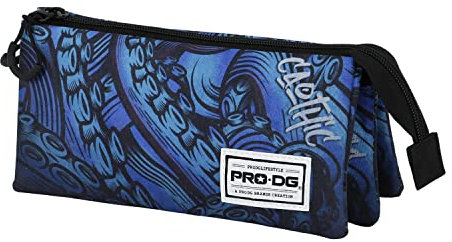 PRODG Caothic-FAN Dreifach Federmäppchen 2.0, Blau