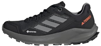 adidas Women's Terrex Trail Rider Gore-TEX Trail Running Shoes, Core Black/Grey Three/Grey Four, 8.5 UK