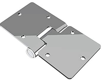 Hinge 2Pcs Foldout Letterbox Lotus Leaf Box Body Hinge Ship Lotus Leaf Cross Chain Widened Black Hinge