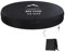 Couvercle de baignoire de bain de glace portatif de 75cm couvercle de baignoire de plongée froide pour bain de trempage, noir