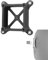 3IDEE Adattatore VESA compatibile con Monitor Samsung (C27HG70, C27UG70, C27UG70QQ, C27UG70QQU, C32HG70) - Attacco VESA 75x75 mm - per monitor senza opzione di montaggio VESA