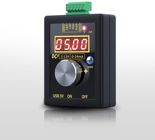 DeWin Générateur de Signal, Générateur de Signal de Tension Analogique Portatif de Haute Précision SG-002 Transmetteur de Courant 0-22mA 0-10V